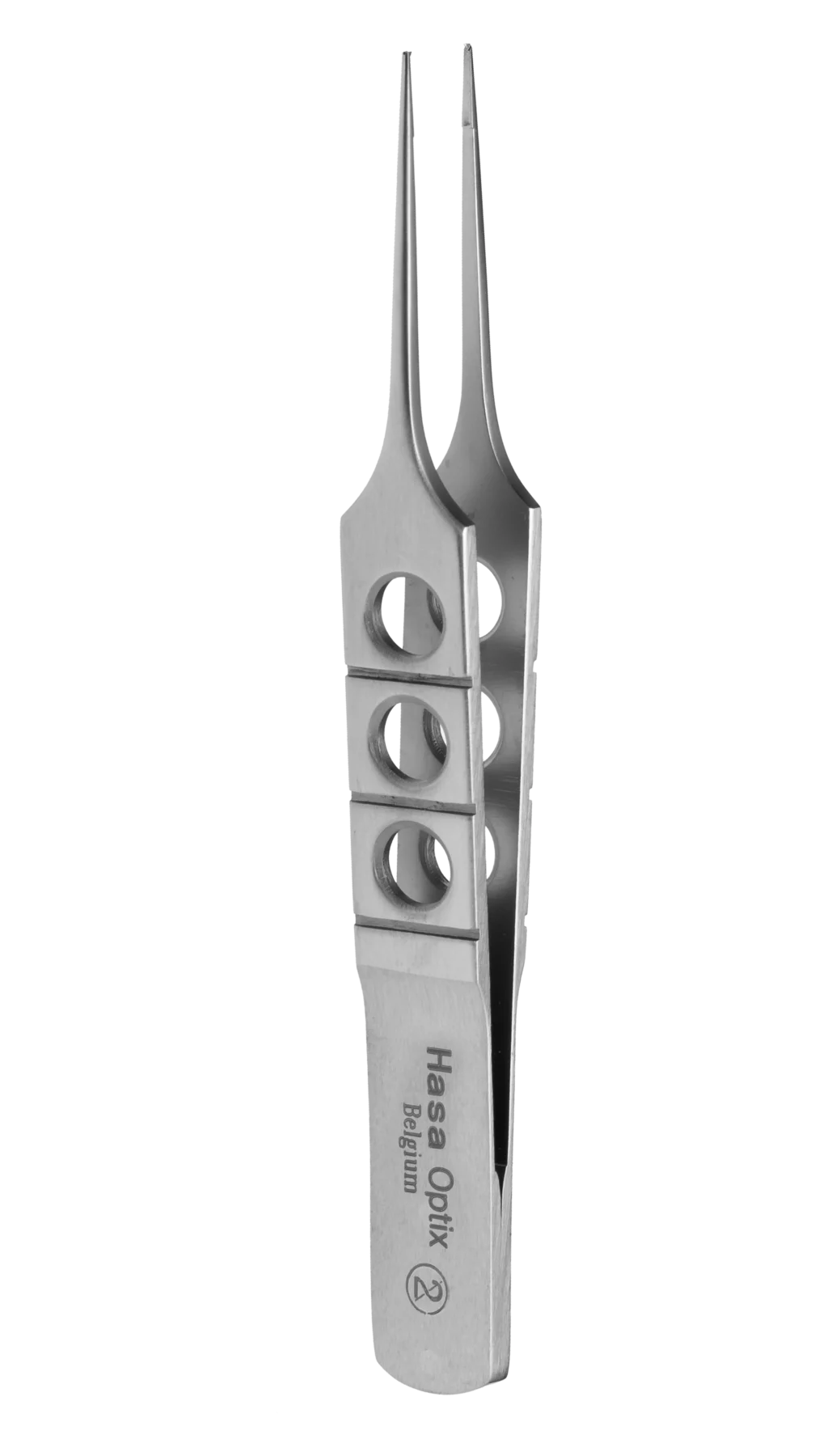 Fixation Forceps, Toothed Forceps with Straight, 5mm Tying Platforms shaft and a Flat Handle