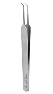 Ophthalmic Instrument: General Forceps, Jeweler Style Forceps, 45° Angled